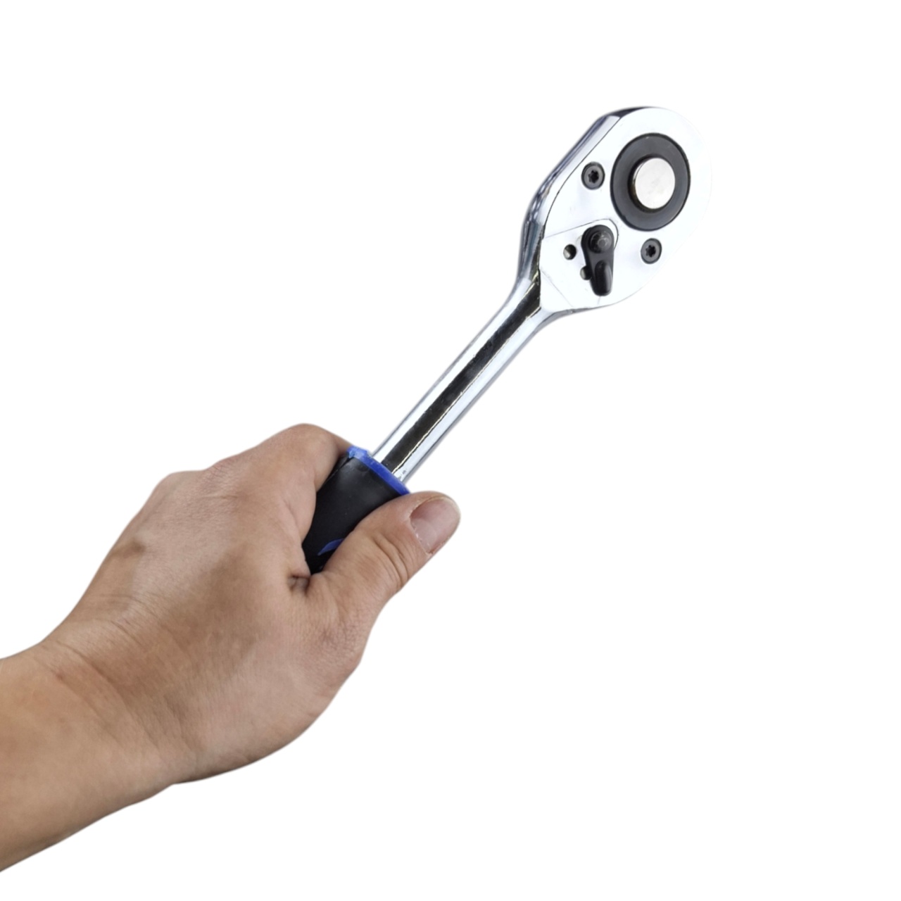 ключ-трещотка и набор головок торцевых 8-24 мм, 12 предметов, "maximum" (2289) оптом