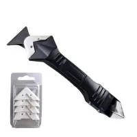 Шпатель-скребок угловой 3 в 1, 5 насадок, "MAXIMUM" MX 15487