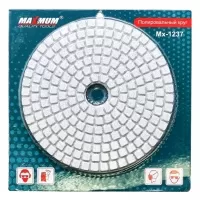 Круг алмазный шлифовальный по камню гибкий d100 мм, P 30 , «черепашка», "MAXIMUM" (2260)