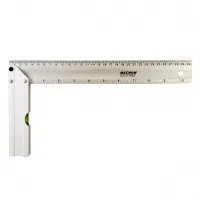 Угольник алюминиевый 300 мм с уровнем,"MAXIMUM" (2576)